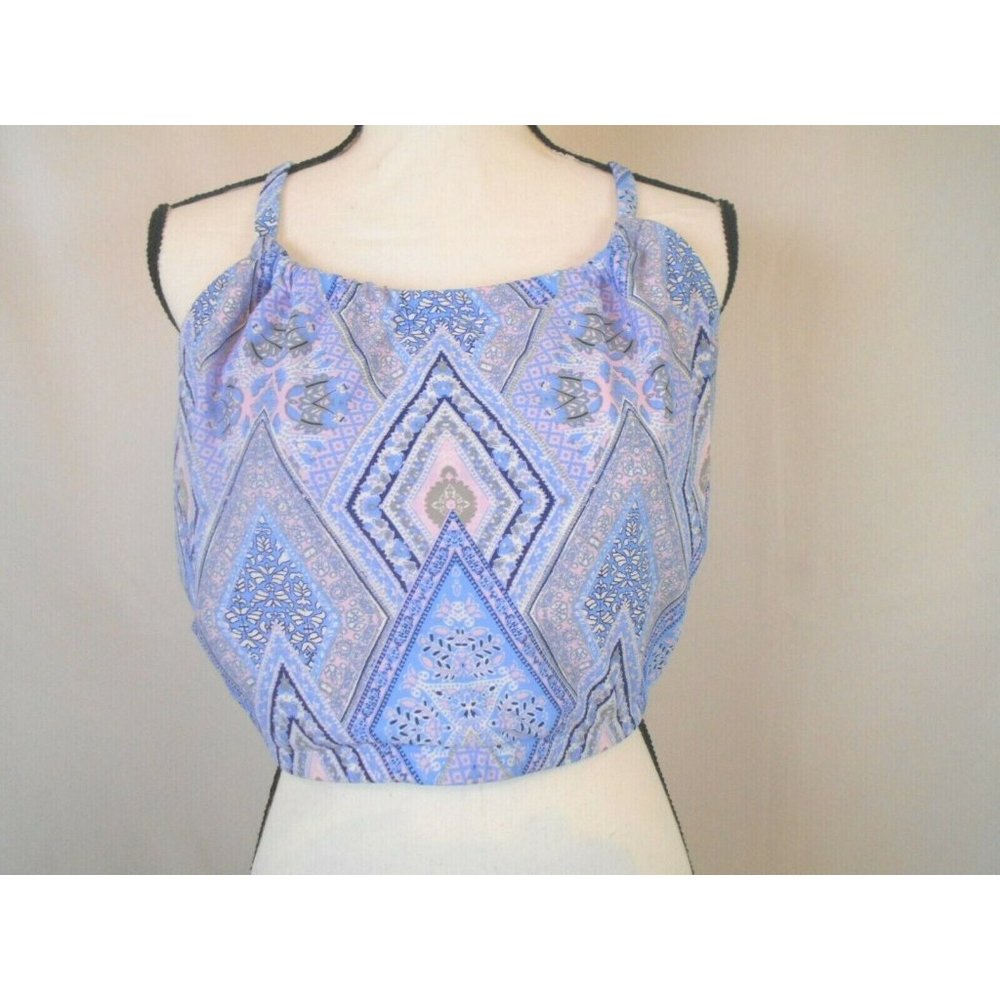 Xhilaration Halter Swimsuit Top Plus 20W Criss Cross Back Padded Bra